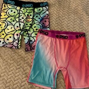 2 pairs of PSD boxer style shorts